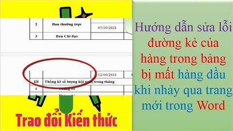 [MT] Hướng dẫn sửa lỗi đường kẻ của hàng trong bảng bị mất hàng đầu khi nhảy qua trang mới