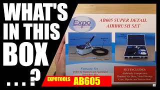 Super Detail Double action airbrush and compressor video