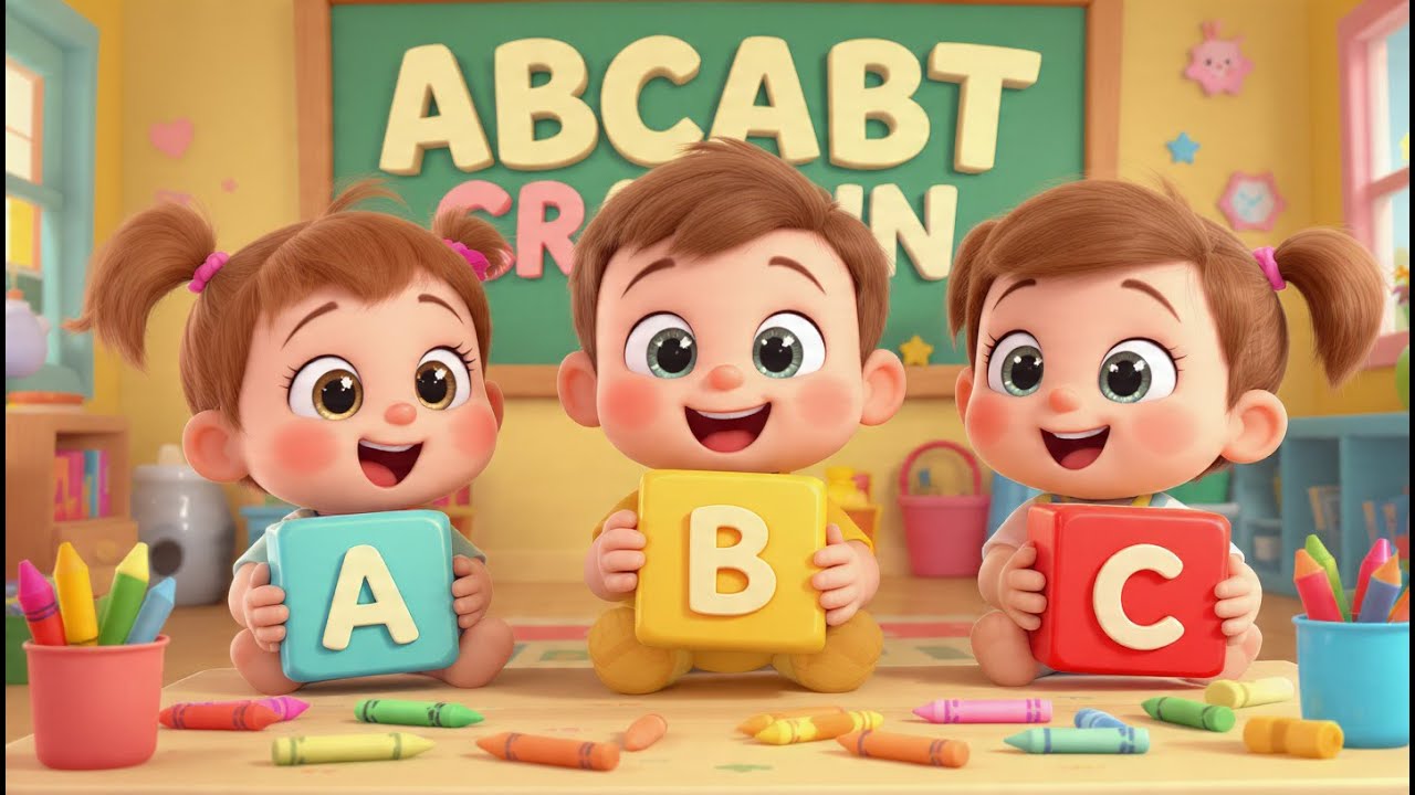ABC Cartoon Video 🎨 | Toddler Learning ABC Songs 🎵 | Learning ABC for ...