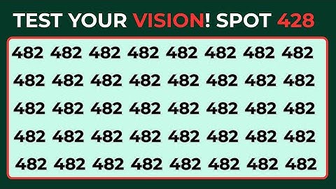 Test Your Observation Skill! Spot The Odd Numbers and Letters