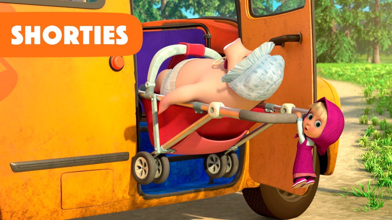 Masha and the Bear Shorties  NEW STORY  Bus Stop Episode 16 