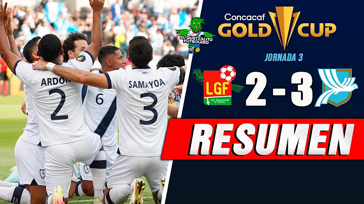 Guadalupe 2 vs Guatemala 3 / Jornada 3 Copa Oro 2025 -RESUMEN COMPLETO-