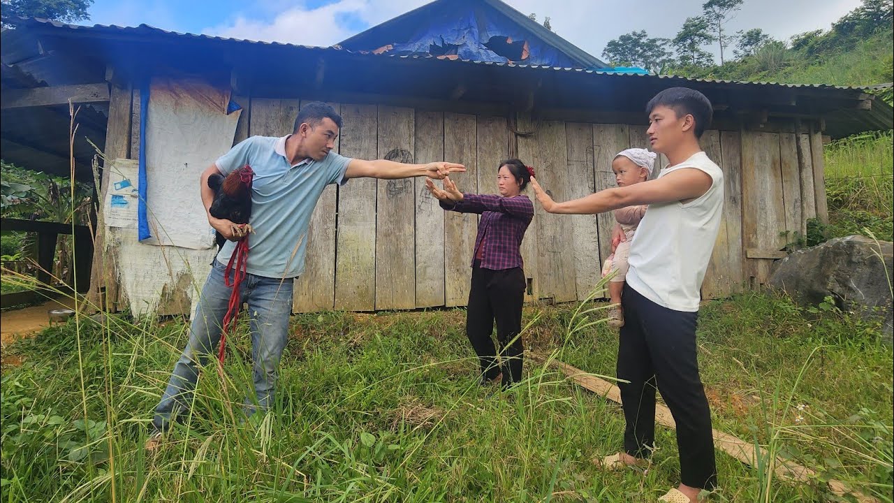 What should a single father do when his wife's husband misunderstands?