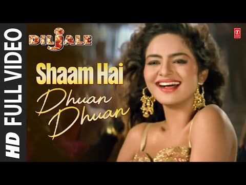 Shaam Hai Dhuaan Dhuaan - Full Video Song | Diljale | Poornima | Anu Malik | Ajay Devgan, Madhoo