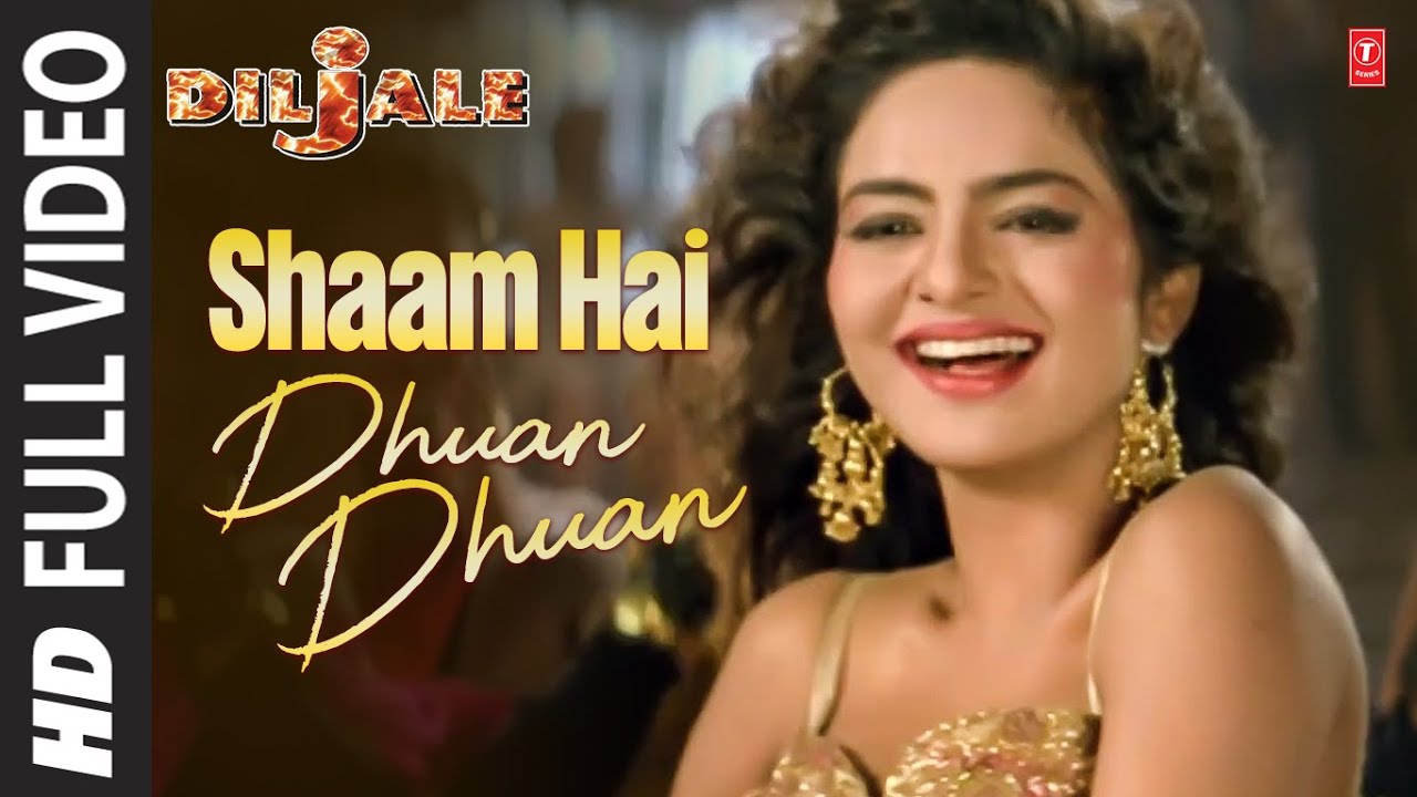 Shaam Hai Dhuaan Dhuaan   Full Video Song  Diljale  Poornima  Anu Malik  Ajay Devgan Madhoo