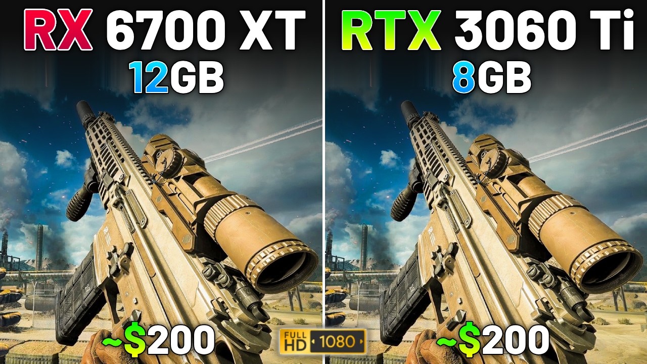 RX 6700 XT vs RTX 3060 Ti in 2026 | Test in 15 Games | 1080p - YouTube