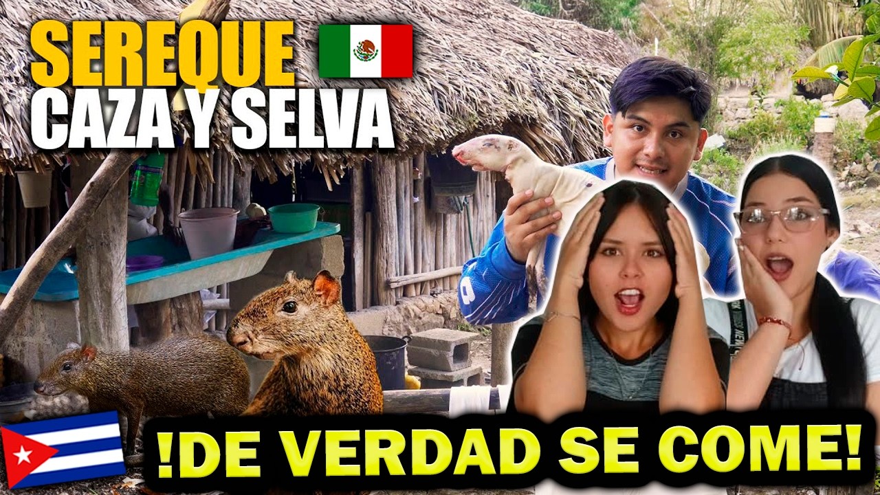 🇨🇺 CUBANAS REACCIONAN a comida EXOTICA en PUEBLOS MAYAS🇲🇽