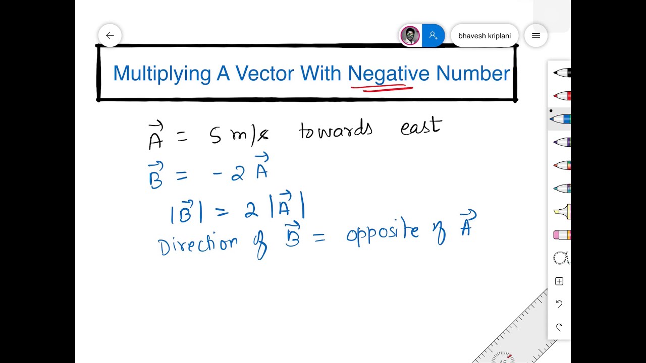 Multiplying vector with numbers 🏹↗↘↙↖🎯 - YouTube
