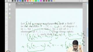 Mod-03 Lec-20 Adjacency polynomial of a graph and combinatorial Nullstellensatz