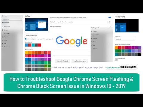 How to Troubleshoot Google Chrome Screen Flashing, Chrome Black Screen I...