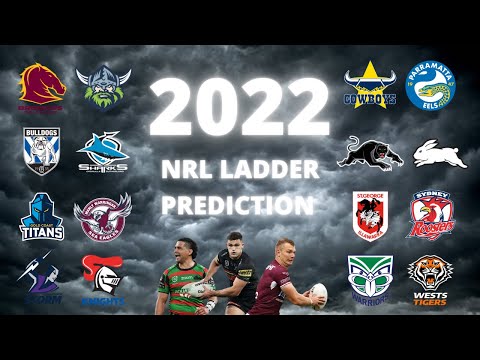 NRL 2022 LADDER AND FINALS PREDICTIONS!!
