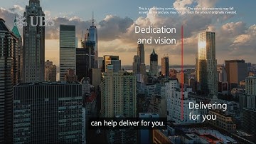 UBS Asset Management Brand Campaign Hero Film