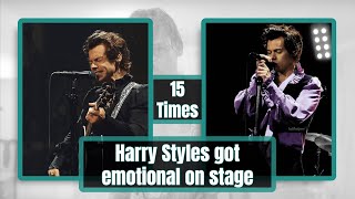 15 Times HARRY STYLES Got Emotional On Stage