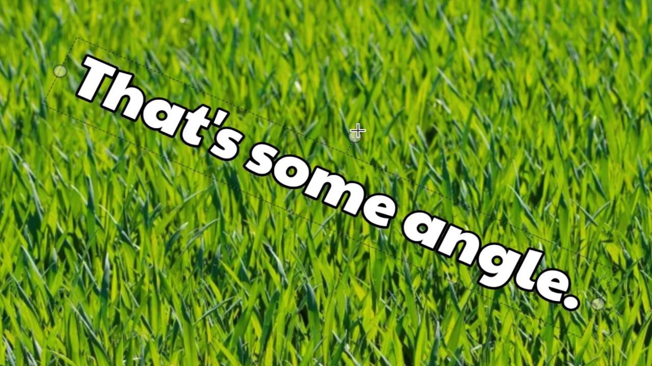 Stencil: Rotating Text