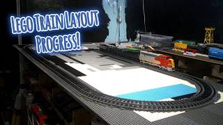 Lego/Brick Layout Update 6/1/26. More Trackwork Completed