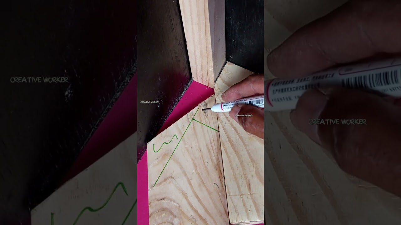 if the corner is blocked by wood 