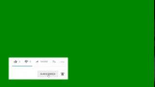 Real YouTube Like, Subscribe and Notification Bell - Green Screen Overlay | Free to Use