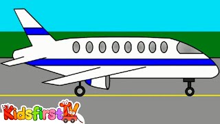 Colors for kids with a helicopter & plane! Cartoons for kids. screenshot 4