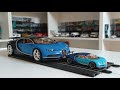 Modèle Miniature Bugatti Chiron Bleu Foncé Bburago – Échelle 1:32 – Occasion – Collection Voiture