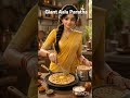 🫓🔥 Giant Aloo Paratha ASMR 🤤 | Village Cooking AI #shorts#foodshorts #asmr #cartoon #hangry