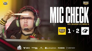 Balas Dendam Sang Raja Langit Onic Esports | Mic check MPL ID S13