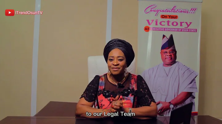 Message of Appreciation from the Wife of Osun State Governor, Her Excellency, Erelu Ngozi Adeleke🌟