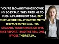Fired for Slowing Reports, I Triggered a $7 2M Clawback Clause at 9AM