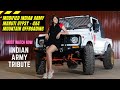 Modified army maruti gypsy 4x4 off road driving  indian army tribute  maruti gypsy rally