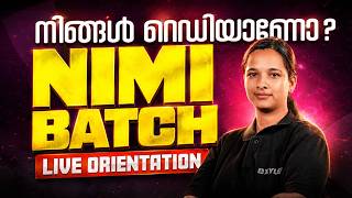 NIMI BATCH LIVE 2026–2027 | BATCH ORIENTATION & COURSE OVERVIEW