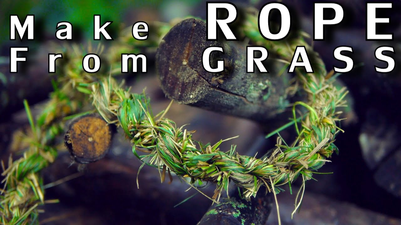 How To Make Rope From Grass [Easy Method] - NightHawkInLight 