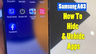 Samsung Galaxy A03: How To Hide & Unhide Apps | Samsung Galaxy A03 Hide Apps