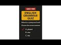 English quiz question and answer #English quiz question#quizhub 
