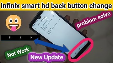 infinix smart hd back button change // navigation bar option have or not