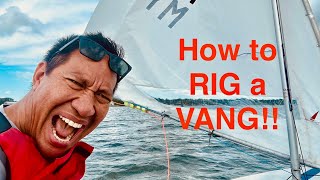 How to Rig a Sunfish Sailboat VANG