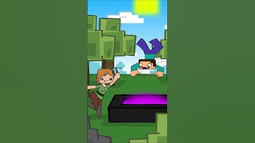 😲Steve has crossed 1000 portals🌌🌌🌌 (Minecraft Animation Loop) #minecraft #meme #SuperTopMan