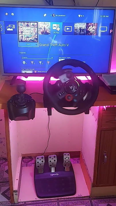 Logitech Driving Force GT steering wheel on PS4 and PS5 with Brook PS3 to  PS4 Super Converter Setup 