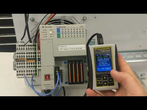 How to Read and Write an IP Address to an Allen Bradley Compactlogix PLC.  Or Change a Static IP