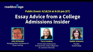 Essay Advice from a College Admissions Insider