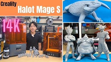 Creality Halot Mage S 14K resin 3D printer Review