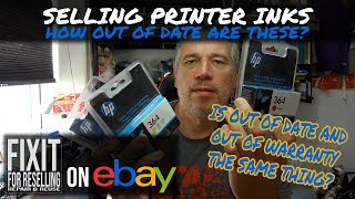 Selling Out of Date Printer Inks on eBay | Out of Date or Out of Warranty? | UK eBay Reseller