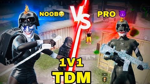 NOOB 😭 VS PRO 🔥 | 1v1 TDM M416 | Epic BGMI Clutch Moments 😱