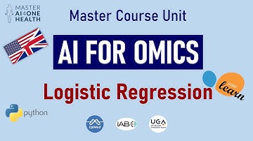[SUB EN/FR] Logistic regression with scikit-learn in Python | Task 2 | Master Course AI4Omics