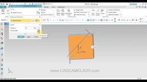 NX   OFFSET 3D CURVE COMMAND IN NX