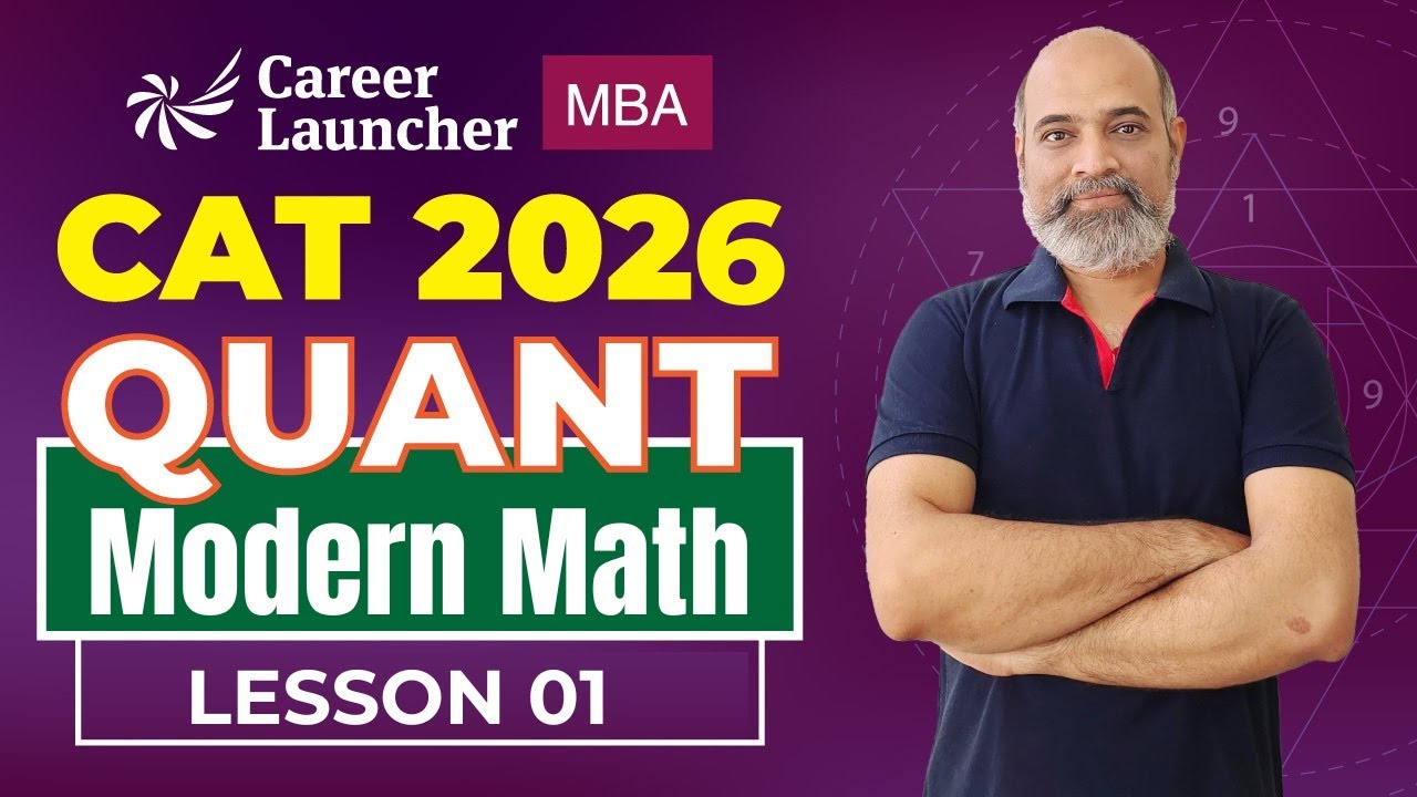 Modern Math for CAT 2026 - 01 | Permutations & Combinations ...