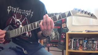 Onslaught -  Damnation/Onslaught (Power from hell) (guitar cover)