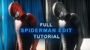 full spiderman trend edit tutorial on alight motion (+preset)