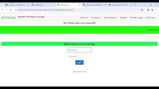 G'ENERGY AEROBIC & FITNESS LOUNGE - WEB APP screenshot 5