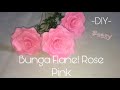DIY - Tutorial Membuat Bunga Mawar Mudah dari Flanel | How to Make Rose Felt Flower Easy