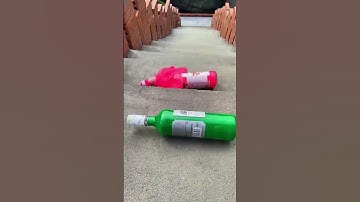 Slow Motion Bottle Drop – Cracks, Impacts, and Breaks! #slowmotion #glassbreaking #bottledrop