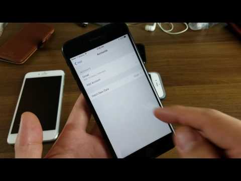 Video: Cum șterg un cont Gmail de pe iPhone 7?